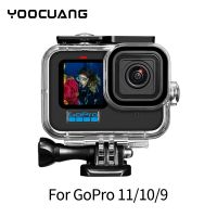 Custodia Imperabile Da 45เมตรต่อ Gopro Hero 11 10 9 8 7 6 5 Max ขนาดป้องกันการตกงาน Subacquea สำหรับ Pro 11 10 9