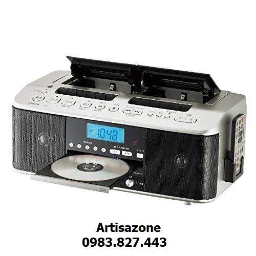 Đài Radio, CD, Cassette 2 cửa băng Toshiba TY - CDW99 - Hàng sản xuất cho  thị trường nội địa Nhật chạy điện 100V 