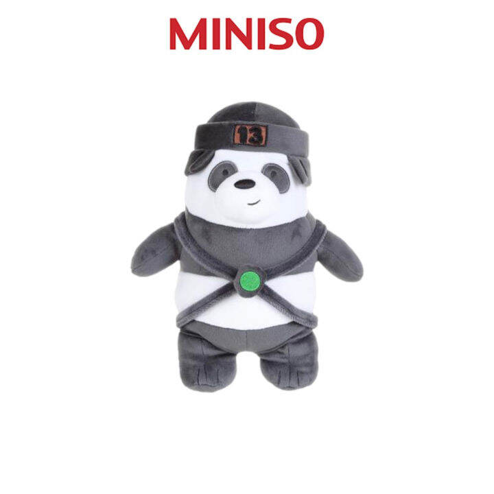 Miniso We Bare Bears Standing Plush Toy With Hat 6941501537210 Lazada