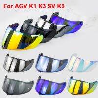 กระบังหน้าหมวกกันน็อคจักรยานยนต์บังแดดสำหรับ K1 K3SV AGV ที่บังแดด K5S K5 Uv ความแข็งแรงสูง Casco Moto Capacete บังแดด