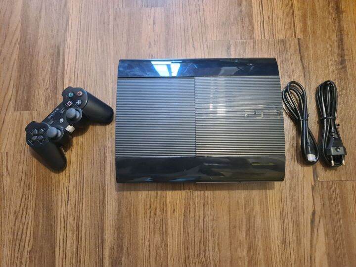 PlayStation 3 PS3 รุ่น Super Slim 250 GB แปลงสายมืดแล้วลงเกมไว้ใน