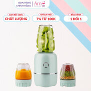 Máy Xay Đa Năng 3 Cối Thủy Tinh Chế Biến Đồ Ăn Dặm Cho Bé Ấm Baby Bảo Hành