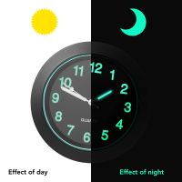 ▦ 40mm 43mm Car Clock Car Interior Electronic Car Watch Motorcycle Clock Accessories Auto Watches Waterproof Car Quartz Clock