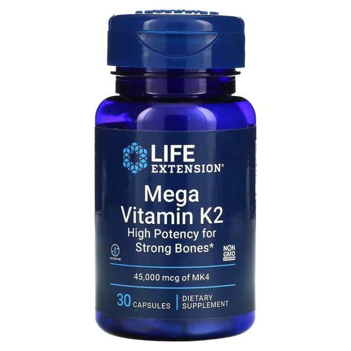 Mega Vitamin K2, 30 Capsules Lazada PH
