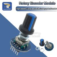 Rotating Potentiometer Knob Cap Digital Control Module Rotary Encoder Controller Switch 5V Diy Kit EC11 For Arduino PCB Board