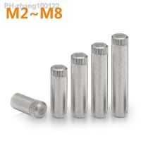 Knurled Pin 10/20pcs 304 Stainless Steel Knurled Pin Cylindrical Pin Shaft Pin Toy Connecting Rod Lock M2.5 M3M4M5M6M8 Hinge Pin