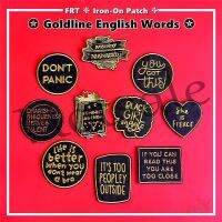 【hot sale】 ❁ B15 ☸ Goldline English Words - You Got This Iron-On Patch ☸ 1Pc DIY Sew on Iron on Accessories Badges Patches