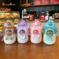 เคเจดีเอฟขวดพร้อมหลอดน้ำ BPA ฟรีสำหรับกลางแจ้งโรงเรียนในร่ม