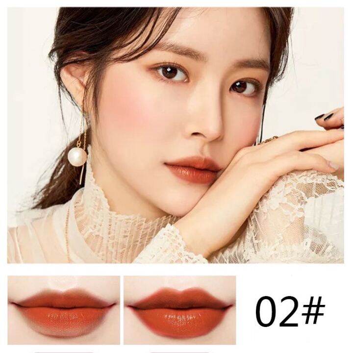 ส่งเร็วพิเศษ-lameila-velvel-lip-glaze-gold-edition-ลิปกลอสเนื้อกำมะหยี่-ติดทนนาน-ปิดปากตกร่องได้เนี๊ยบ-เรียบเนียน-มีให้เลือก-5-สีค้าบ