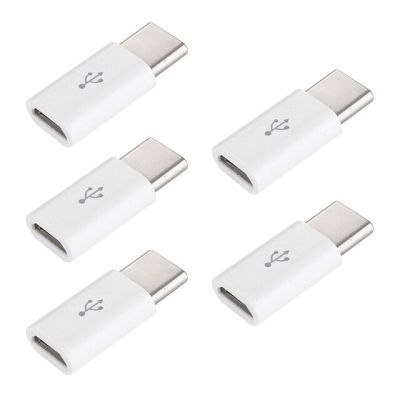 5ชิ้นอะแดปเตอร์แปลง USB Micro To USB-C Type-C USB 3.1ข้อมูลอะแดปเตอร์เครื่องชาร์จ TXTB1สายแปลงสัญญาณซิงค์ข้อมูลขนาดเล็ก