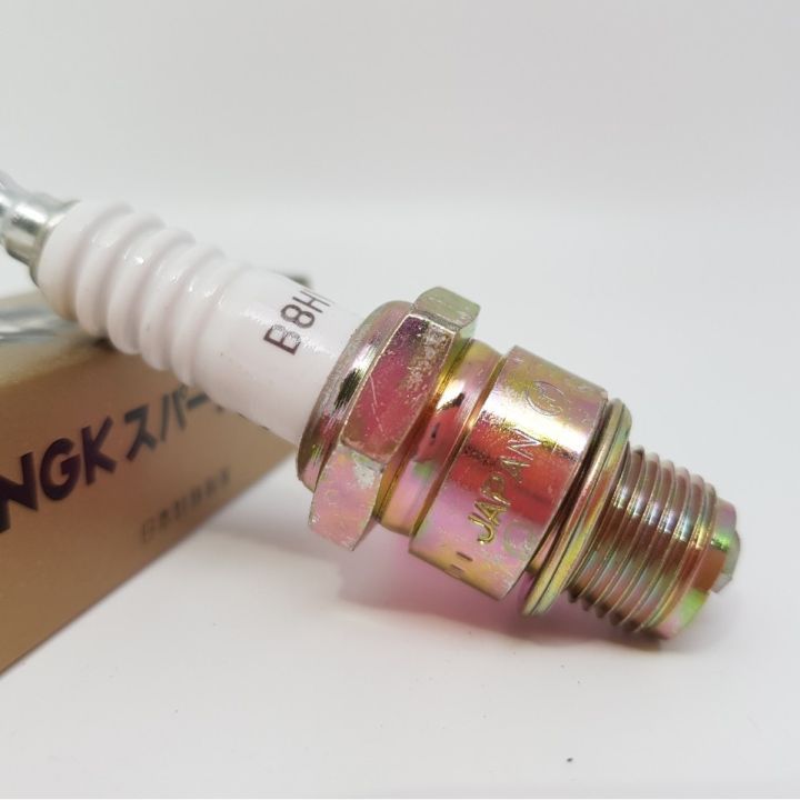 หัวเทียนเข็ม-ngk-v-gold-palladium-รุ่นgp1000-gp125-tr100-sanshiroซันชิโร่-แท้-ngk-spark-plug-made-in-japan-b8hs-br8hix