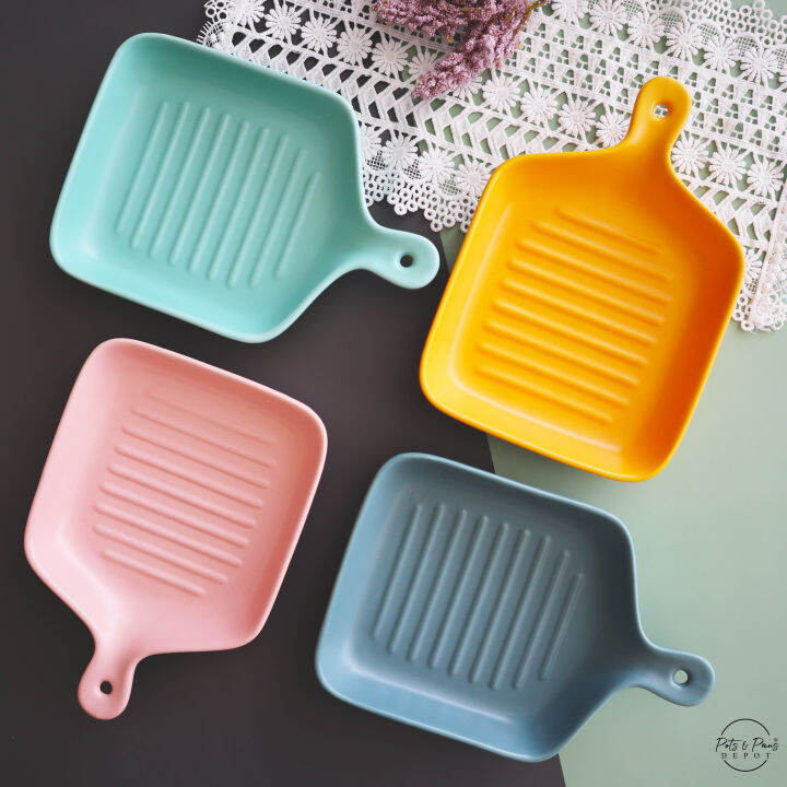 Ceramic Square Griddle Pan Lazada PH
