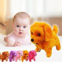 Plush Dog Electronic Dog Barking Lighting Walking Puppy Toy Realistic Stuffed Puppy For Kids Education Toy Gift