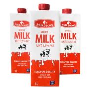 Sữa tươi Ba Lan không đường Milk Secret 1L