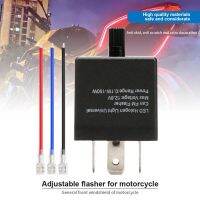 12V 3 PIN Adjustable LED Flasher Relay High power Running Turn Signal Flashing Relay Universal Automotive Accessories