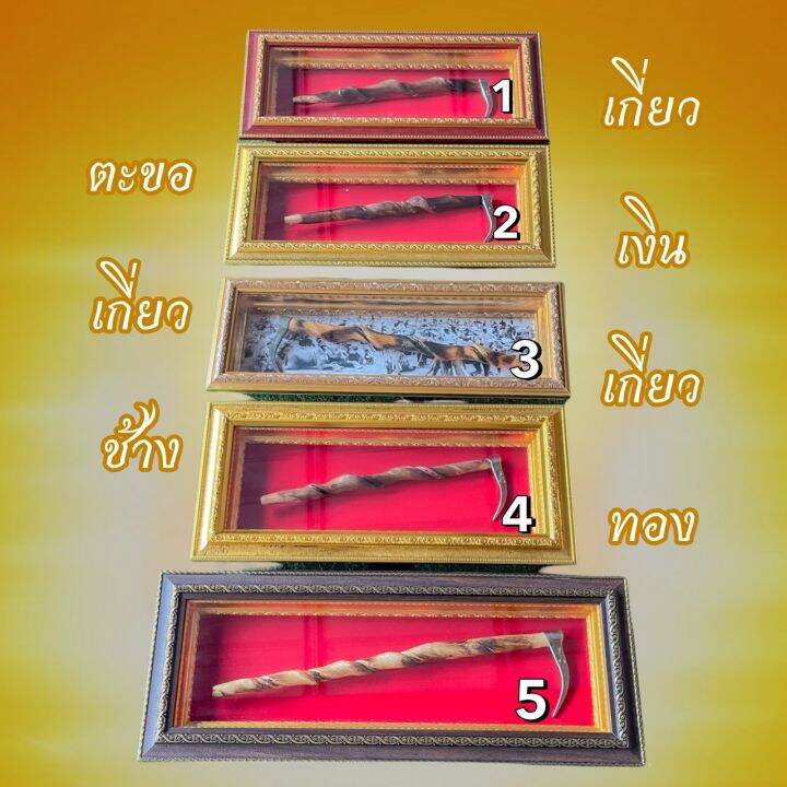 ตะขอช้าง-เกี่ยวเงินทอง-พร้อมกรอบอย่างดี-ตั้ง-แขวน