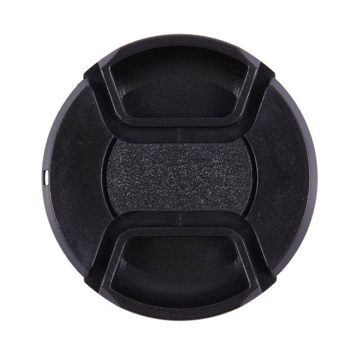 black-62mm-center-pinch-design-front-lens-cap-cover