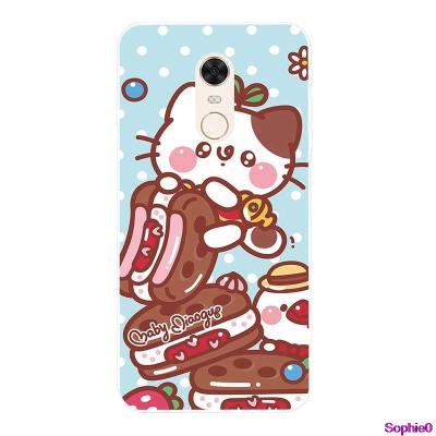 เคสน่ารักของ SOPH Chaoan สำหรับ Xiaomi Redmi 5 Plus TMGJT เคส TPU ซิลิคอนนุ่มรูปแบบเคสโทรศัพท์