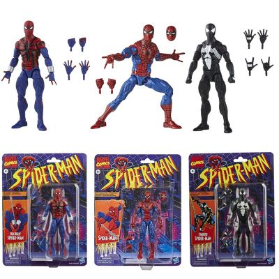 นิ้ว Spider Man Marvel Legends Series Spider Man สะสม Action Figure ของเล่น Retro Collection Spider Man เด็กวันเกิด Gift