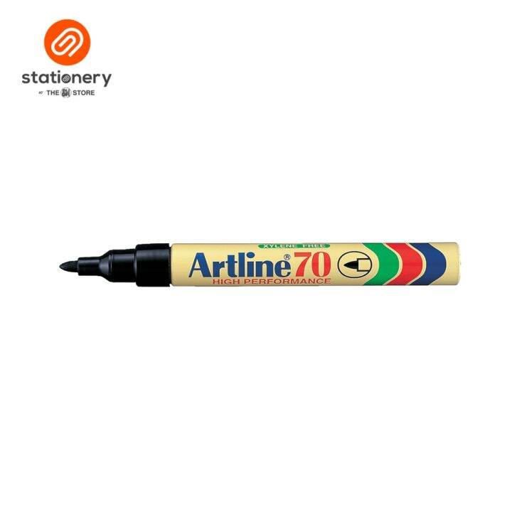 Artline Permanent Marker EK70 Bullet Tip Black Lazada PH