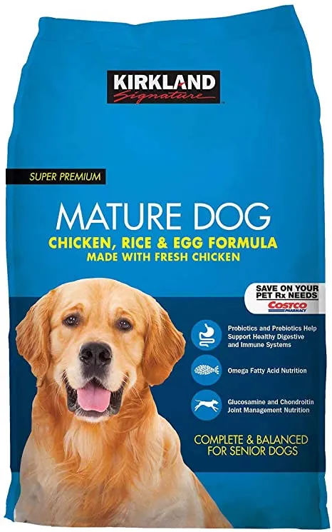 Kirkland Signature Mature Formula Chicken, Rice And Egg Dog Food 40 Lbs /  18Kg | Lazada Ph