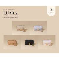 [ LoveGood ] Luara  กระเป๋าหนังวัวแท้ ปั๊มลาย Caviar เย็บลาย Quilt ทั้งใบ ช่องใส่ของเยอะ ไซส์ 9.5"