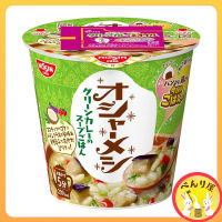 exp29.10.2023 Nissin OSHA MESHI Green Curry Soup Rice แกงเขียวหวาน ข้าวหน้ารวมรสชาติๆ นิสชิน ข้าวสำเร็จรูปญี่ปุ่น Instant Japanese Cup Curry Rice 56g