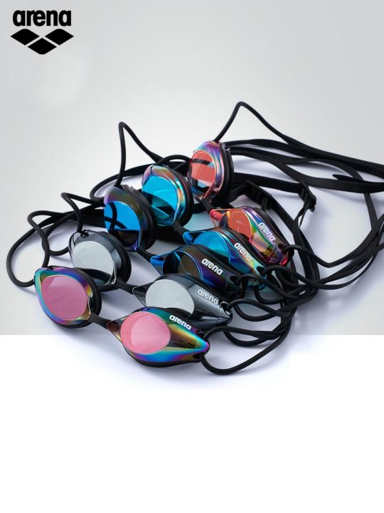 แว่นตาว่ายน้ำ-arena-แว่นตาว่ายน้ำป้องกันการเกิดฝ้าสำหรับผู้ชายและผู้หญิงเคลือบหลากสีแว่นว่ายน้ำ-arena-ความละเอียดสูงอุปกรณ์ว่ายน้ำกันน้ำแบบมืออาชีพ