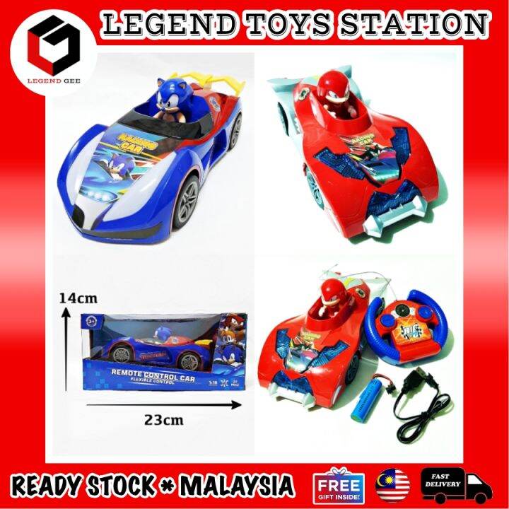 MARVEL SONIC REMOTE CONTROL CAR FLEXIBLE CONTROL ACTION FIGURE