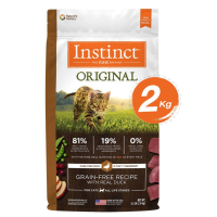 อาหารเม็ดสำหรับแมว อินสติงต์ ออริจินอล เป็ด 2 กิโลกรัม Instinct Cat Original Grain-Free Recipe with Real Duck 2 kg