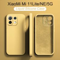 น้ำยาเคสซิลิโคน20สีของแท้สำหรับ11 Lite 5G Xiao Mi 11 Lite NE 5G Mi11 Lite 5G เคสโทรศัพท์คลุมทั้งหมดสี่เหลี่ยมเป็น-40