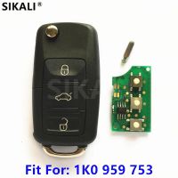 Kunci Remote Mobil สำหรับ5fa008749-10 1k0959753สำหรับ Skoda Octavia Ii สำหรับ Skoda 2004 2005 2006 2007 2008 2009 2010