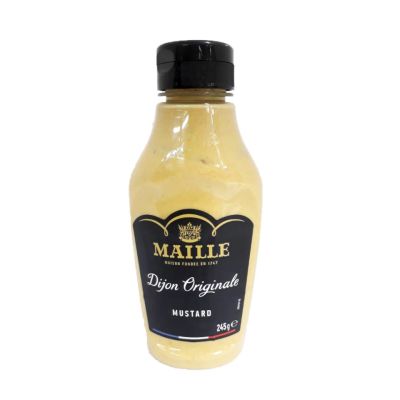 Premium import🔸( x 1) MAILLE SQUEEZ DIJON MUSTARD  245 g. มายด์ ดีจองมัสตาร์ด นำเข้าจากประเทศฝรั่งเศส [ML37] 245 g. [ML37]