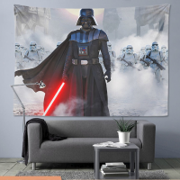 StarWars รูปแบบ Tapestry Room ตกแต่ง Wall Decor ตกแต่งบ้านแขวนผนังพื้นหลัง gobel จาก Room Decor aesthetic Room