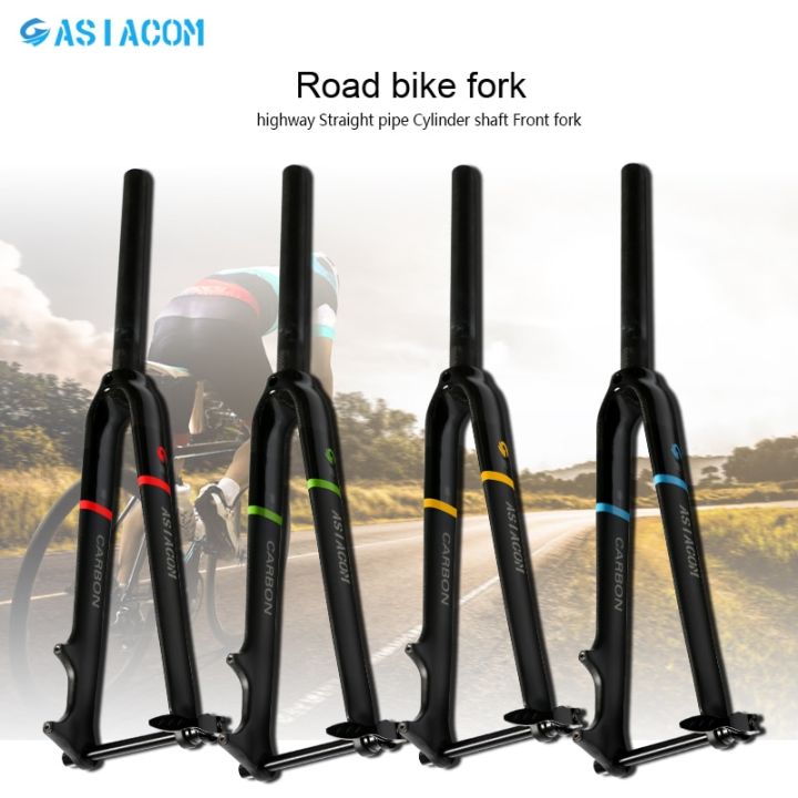 ใหม่ล่าสุด ASIACOM 700C Road & Fixed Gear Track Bike 3K เต็มคาร์บอนไฟเบอร์เบรกผ่านเพลาจักรยานคาร์บอนด้านหน้าส้อมเรือฟรี