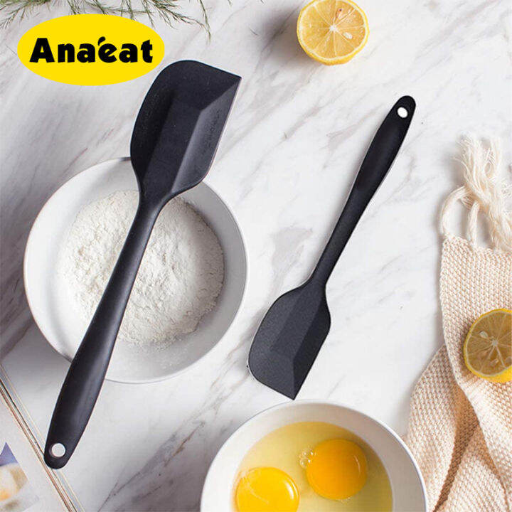 anaeat-3-pcsset-baking-scraper-spatula-spoon-turner-accessories-heat-resistant-silicone-cooking-tools-baking-pastry-tools