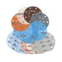 15PCS 6 Inch 17-Hole Automotive Sanding Disc Soft Waterproof Sandpaper 600 to 5000 Grit