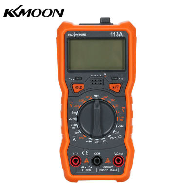 KKmoon RICHMETERS RM113A NCV มัลติมิเตอร์แบบดิจิทัล2000นับ HFE AC/DC วัดแรงดันไฟฟ้าขนาด M-แม่เหล็กดูดแฟลช Light Backlight หน้าจอขนาดใหญ่ Multi-Meter