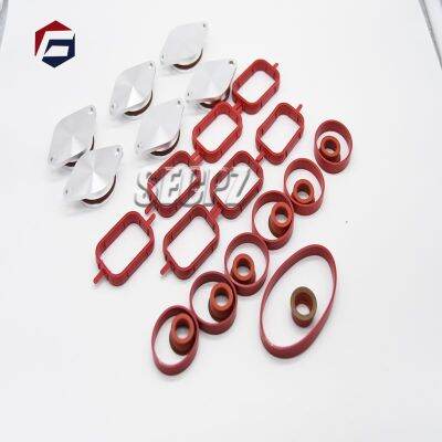 6X33mm อะไหล่รถยนต์สำหรับ BMW M57 Swirl Blanks Flaps Repair Delete Kit พร้อม Intake Gaskets Key Blanks