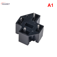 MARBIT รถยนต์รถยนต์ Auto 40A 4/5 6.3 PIN SPDT RELAY SOCKET CONNECTOR อะแดปเตอร์ PCB Board MOUNT BASE Holder พร้อมขั้วมม