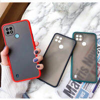 ขอบสีผิวด้าน Case Realme C25Y เคสกันกระแทก ขอบนิ่มหลังแข็ง เคสมือถือ สามารถป้องกันกล้อง