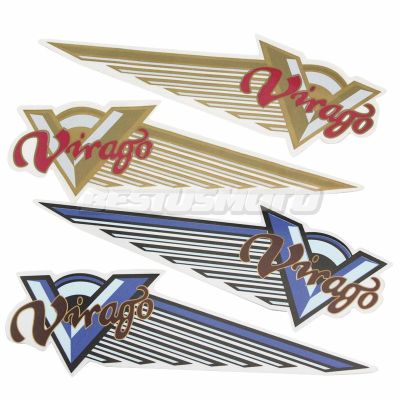 Motorcycl Emblem Badge Fuel Gas Tank Decals Stickers For Yamaha Virago 125 250 400 535 700 XV125 XV250 XV400 XV535 XV700