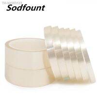 ஐ 1pcs Transparent high temperature resistant tape high viscosity non-marking PET silicone masking tape 3mm-20mmX33m