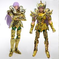 [In Stock] MC Model Saint Seiya Myth Cloth EX Aries Mu With Shion Head Gold Knights Of The Zodiac Action Figure Collection Toys