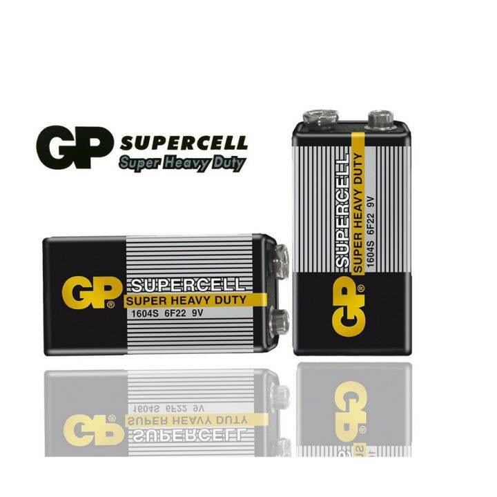 GP SUPERCELL Super Heavy Duty 9V Battery Lazada