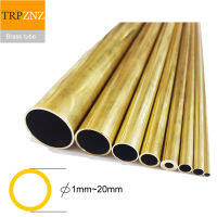 H62  Brass tube outer diameter 1mm to 20mm thin wall Hard straight pipe Custom length wholesale prices Wires Leads Adapters