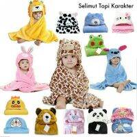 【hot sale】 ❧ C10 3d Doll Hat Baby Blanket/Fleece Character Baby Blanket