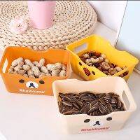 3pc Storage box Desktop Storage Mini organizing box Wholesale Storage box Dormitory good Bear Nail box Plastic box