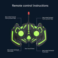 RCโลดโผนไฟรถของเล่นรถระยะไกลควบคุมเพียงสัมผัสเดียวสำหรับเป็นของขวัญเด็ก