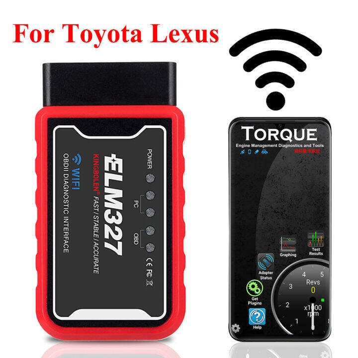 V1.5 OBD2 Car Scanner For Toyota Lexus Corolla Highlander Harrier RAV4 ...